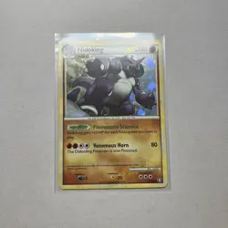 Nidoking 6/102 Near Mint/MINT Cracked Ice Shatter Holo Rare Pokemon Card - Image 1