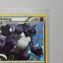 Nidoking 6/102 Near Mint/MINT Cracked Ice Shatter Holo Rare Pokemon Card - Image 4