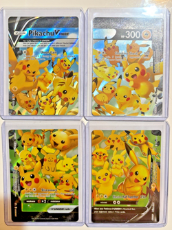 Pikachu V-Union [Set of 4] SWSH: Sword & Shield Promo Cards Holo - Image 1