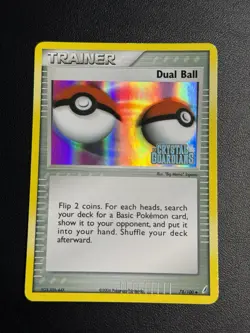 Pokemon Card - Dual Ball Crystal Guardians 78/100 Reverse Holo Stamped LP - Image 1