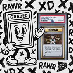 1998 POKEMON JAPANESE NIVI CITY GYM DECK BROCK-HOLO PSA 5 Graded Card - Image 1