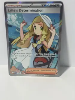 Pokemon TCG Mega Evolution Lillie’s Determination Full Art Trainer Card 169 NM - Image 1