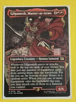Gilgamesh, Master-at-Arms Final Fantasy MTG Borderless Non-Foil Card - Image 1