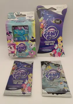 My Little Pony Theme Deck Special Delivery Collectable Card Game 3 Booster Packs - Image 1