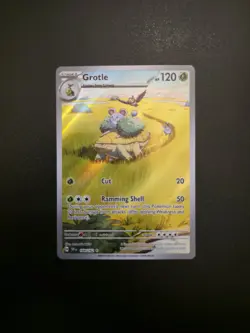Pokemon TCG Grotle 164/162 Temporal Forces Ultra Rare Full Art Card Near Mint - Image 3