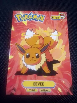 Pokemon 2024 Card Tops Pokedex Database Set Eevee 133 Peru US Seller - Image 1