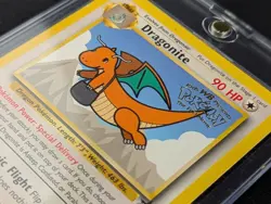 Pokemon TCG Dragonite #5 Movie Promo Card 1995 - WOTC - PSA Ready - Image 3
