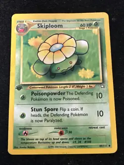 Skiploom 1st Edition 49/111 - Neo Genesis - Pokemon Card LP - Image 1
