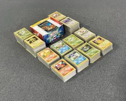 HUGE Collection Bulk Lot 1,000+ ALL 1999 Base Unlimited Vintage Pokemon Cards - Image 1