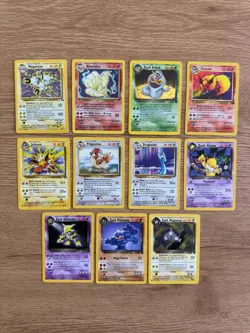 Lot of 11 Vintage Pokemon Card 5-10$ Each - Image 1