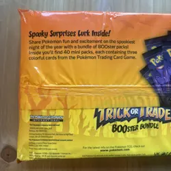 Pokemon 2022 Trick or Treat Trade BOOster Bundle 40 Packs Halloween Cards NEW 820650850783 - Image 5