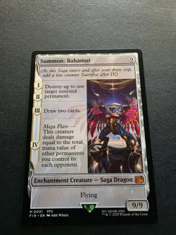Summon: Bahamut - 0001 - Magic: The Gathering Card Final Fantasy NM - Image 1