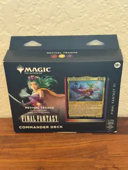 MTG MAGIC THE GATHERING FINAL FANTASY VI REVIVAL TRANCE COMMANDER DECK IN HAND - Image 1