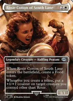 Borderless ROSIE COTTON OF SOUTH LANE x4 mtg NM Lord of The Rings Unc Scene 440 - Image 1