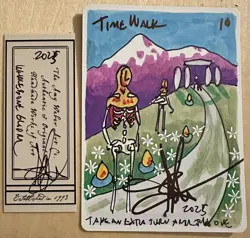 MTG ARTIST PROOF Spanish Whalebone Glider Time Walk AP Sketch WEBER Magic - Image 1