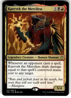Kaervek the Merciless Time Spiral Remastered Regular MTg - Image 1