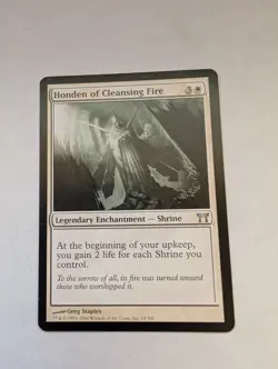 Honden of Cleansing Fire Champions of Kamigawa Regular MTG - Image 1