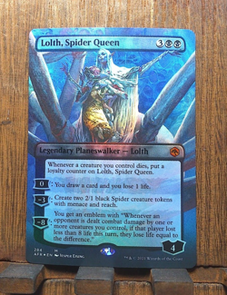 Lolth, Spider Queen (Borderless) Adventures in the Forgotten Realms Foil - Image 2