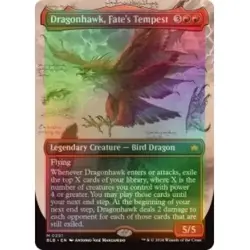 MTG - BLB - Dragonhawk, Fate's Tempest (Borderless) Near Mint Foil #291 - Image 1