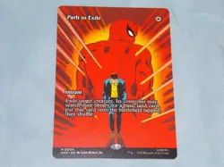 MTG Borderless Path to Exile x1 Mythic Spider-Man NM Low S&H - Image 1