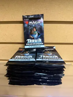 Magic the Gathering Tarkir Dragonstorm Play Booster Pack Lot x28 NEW SEALED - Image 1