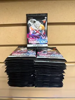 Magic the Gathering Foundations Play Booster Pack Lot x34 NEW SEALED - Image 1