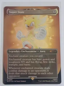 Super State - Foil - Sonic: Friends And Foes - Secret Lair - NM - 2081 - MTG - Image 1