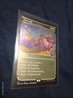 MTG - Farewell - Etched Foil - Showcase - Kamigawa Neon Dynasty - NEO #417 NM - Image 1