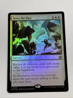 Raise the Past Foil NM MTG Foundations Magic - Image 1