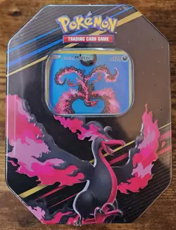 Pokemon Crown Zenith Tin Galarian Moltres Swsh284 - New - Factory Sealed 4 Packs - Image 1