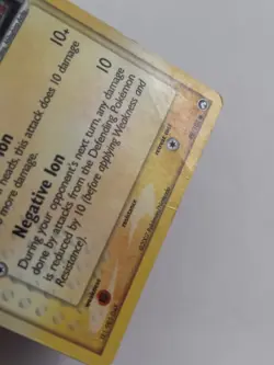 Chinchou 49/108 Power Keepers Pokemon Card Reverse Holo Stamped +added Reg card. - Image 2