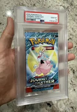2025 Pokemon Journey Together PSA 10 GEM MINT Graded Sealed Booster Pack English - Image 1
