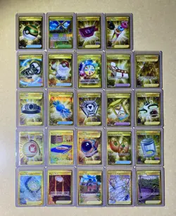 Pokemon Amazing 24 Card Gold Secret Rare Full Art Trainer Item Lot All Cards NM - Image 2