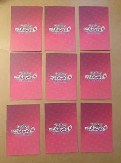 Pokemon Let's Go Eevee Database Peru Square Set Eeveelutions Full Set Heart Holo - Image 2