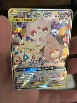Pokemon Alternate Art Promos - Togepi & Cleffa & Igglybuff GX 143a/236 - MP - Image 4