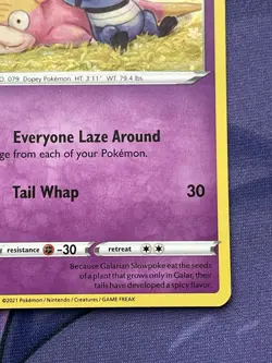 Pokemon TCG - Galarian Slowpoke Cosmos Holo - Promo SWSH126 NM - Image 4