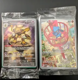 Megaevolution Pokemon Center Stamped Promo Pair Alakazam Riolu Sealed - Image 1