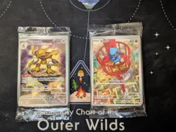 Megaevolution Pokemon Center Stamped Promo Pair Alakazam Riolu Sealed - Image 2