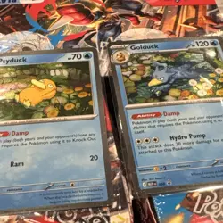 Pokemon TCG Mega Evolutions Psyduck + Golduck Promos MEP EN 007 + 008 nm/m - Image 2