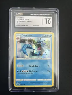Gyarados Pokemon 2020 Rebel Clash - 040/192 Holo CGC 10 - Image 1
