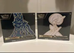 Mega Evolution Lucario & Gardevoir Pokemon Center ETB Elite Trainer Box Set Of 2 - Image 1