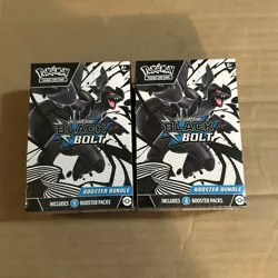 Pokemon Black Bolt Booster Bundle Set of 2 Sealed New - Image 1