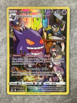 Gengar TG06/TG30 Pokemon TCG Lost Origin Trainer Gallery Holo Rare (Near Mint)NM - Image 1