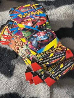 NEW Sealed Pokemon TCG Mega Evolution Sleeved Booster Packs - x10 Booster Packs - Image 2