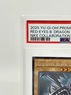 PSA 10 Yugioh Red-Eyes Black Dragon Nike Worlds Promo NKC1-EN002 Collaboration - Image 4