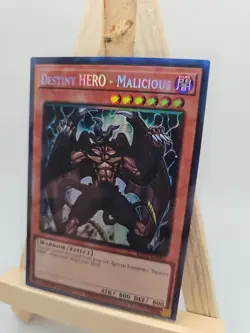 Yu-Gi-Oh! TCG Destiny Hero Malicious RA03-EN001 Prismatic Collector's Rare - Image 3