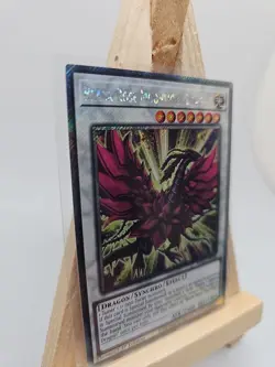 Yu-Gi-Oh Black Rose Moonlight Dragon Platinum Secret Rare RA03-EN038 Near... - Image 2