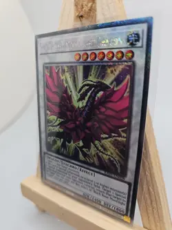 Yu-Gi-Oh Black Rose Moonlight Dragon Platinum Secret Rare RA03-EN038 Near... - Image 3
