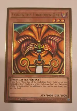 Yu-Gi-Oh! Exodia the Forbidden One | MGED-EN005 | (Premium Gold Rare) 1st ed NM - Image 1