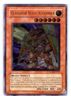 Gladiator Beast Alexander (UTR) Ultimate Rare Unlimited GLAS-EN017 LP - Image 1